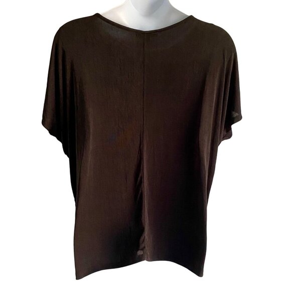 Misia Curvey Women's Black Button-Shoulder Top Size 2X NEW NWT - Picture 6 of 10